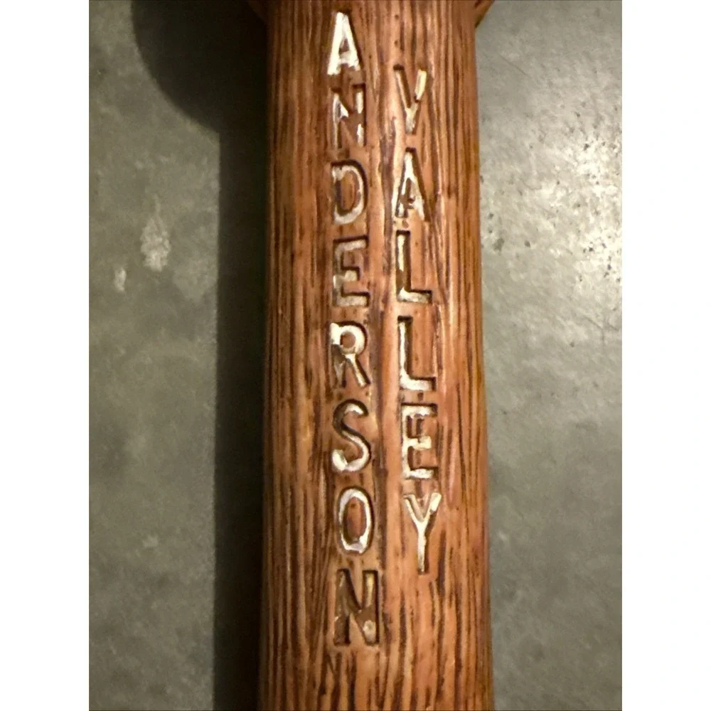 Anderson Valley Brewing‎ Highway 128 Gose Ale Wooden Beer Tap Handle